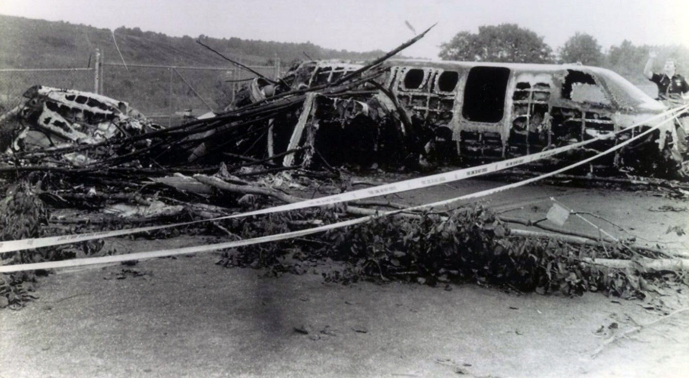 Thurman Munson plane crash site revisited. August 2, 1979 Akron-Canton Ohio  Airport 