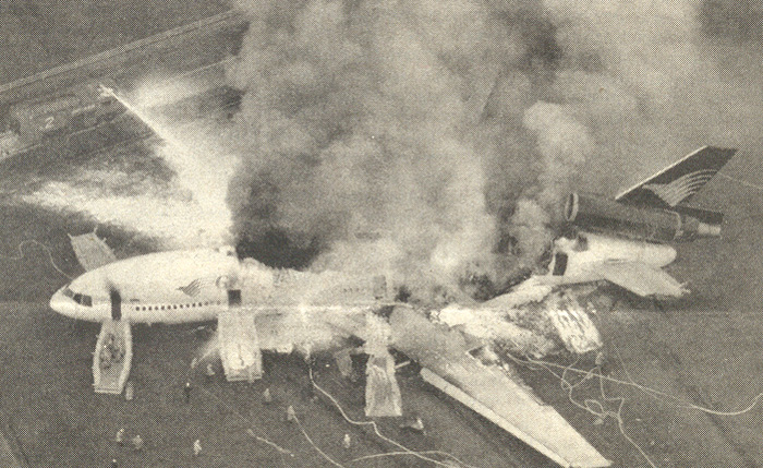 Crash of a Douglas DC 10 in Fukuoka 3 killed Bureau of 