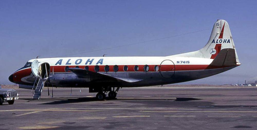 Crash of a Vickers 745D Viscount in Honolulu | Bureau of Aircraft 